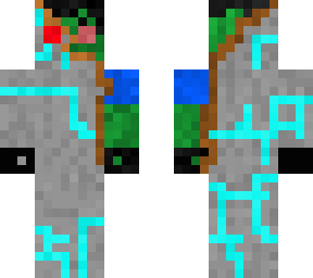 half robot half zombie