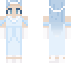 pastel blue princess