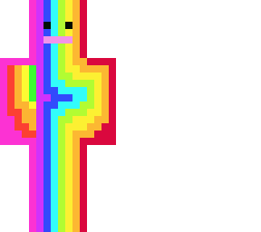 rainbow person