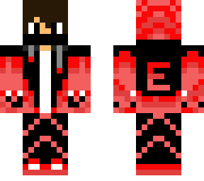 red and black hoodie
