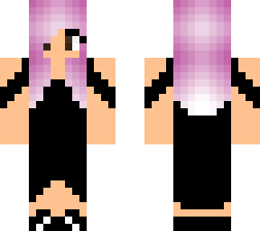 simple girl with pastel purple hair fix