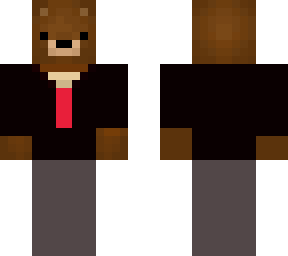 bear with suit