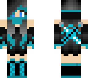 black-haired ninja girl.