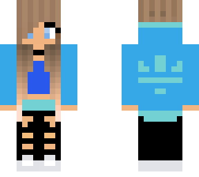blue and green adidas girl