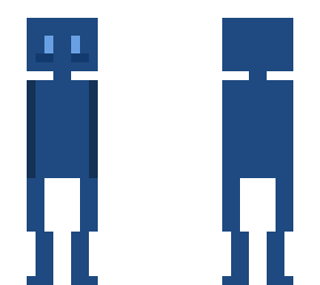 blue guy with no arms