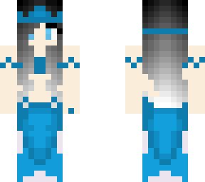 blue mermaid princess