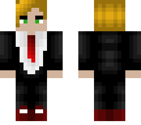 man in a suit - slick haircut - dirty blonde