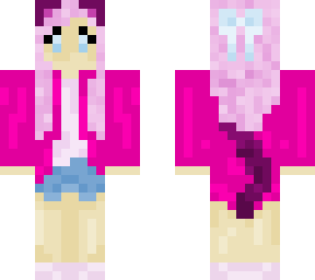 pink catgirl