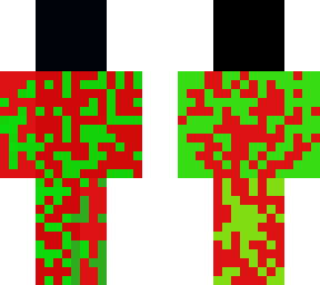 red and green or green and red? (black included)