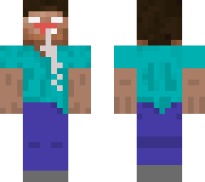 drooling herobrine