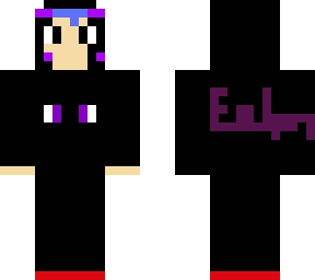 guy with enderman hoodie | Minecraft Skin