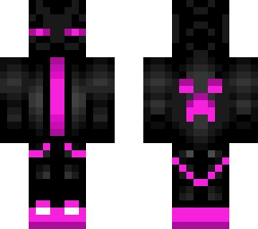 neon enderman dj pink