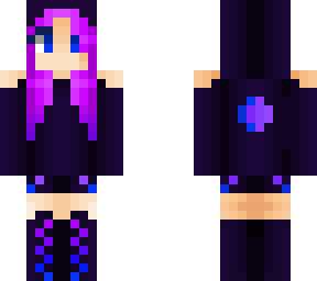 neon girl-skintober prompt one