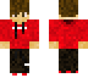 red hollister hoodie male skin