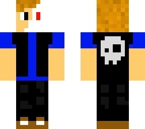 skintober day 1, gangster with under mask half burned face