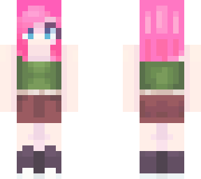summer spring hiker girl