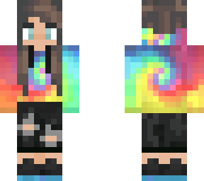 tie dye hoodie and jeans girl