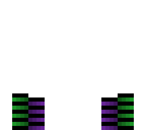 witch socks - green and purple - ob