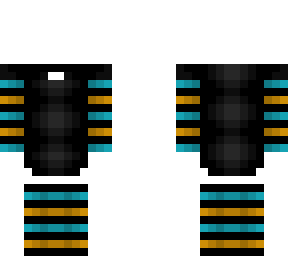 witch suit - blue and yellow stripe - ob