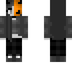 black and white - evil pumpkin mask