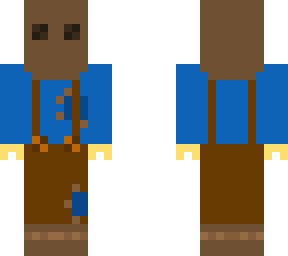 blue scarecrow