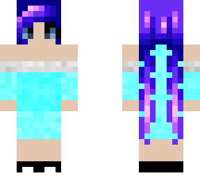 galaxy girl in teal dress