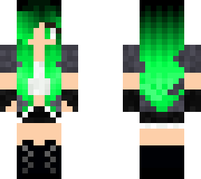 green hair