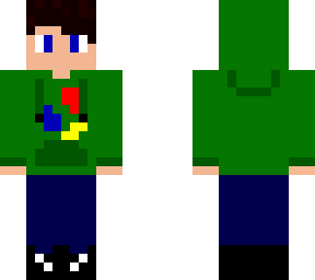 green hoodie skintober day 2