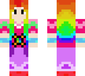rainbow girl