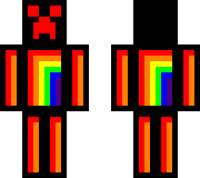rainbow thing with creeper mask. (fixed)
