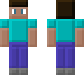 steve made of blocks