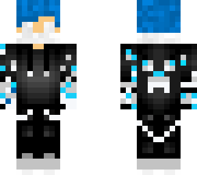 white powered herobrine skin