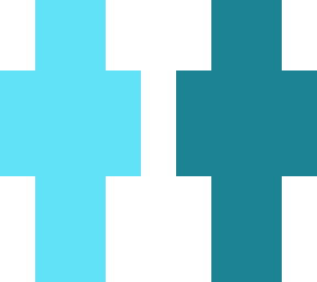 blue color cube