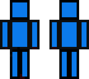 blue man