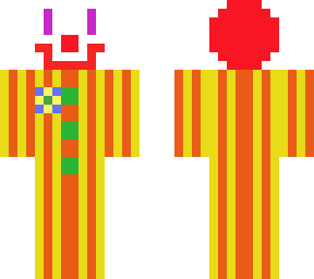 clown with barcode