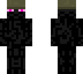 enderman with wwi helmet