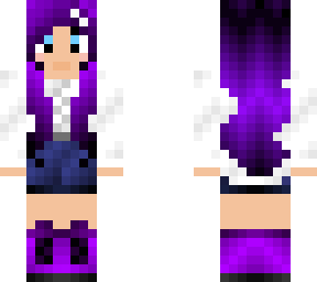girl with amethist hair