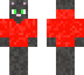 incomplete no tail hoodie cat (best and only cat i've done)