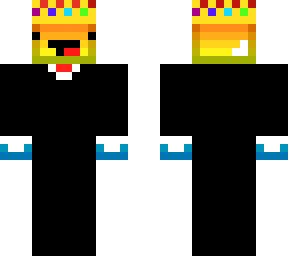 king noob with suit