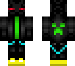 multicolor and futuristic enderman