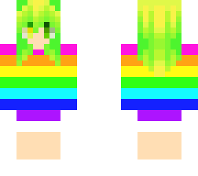 neon girl (plz read whole desc.) requested by snowdropmoon