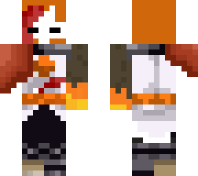 thrown away orange knight