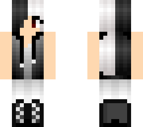 white and black