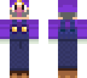 (edited skin) old waluigi