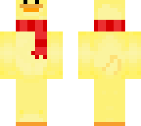 duck with scarf