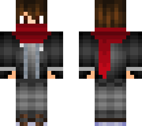 new teenager with scarf