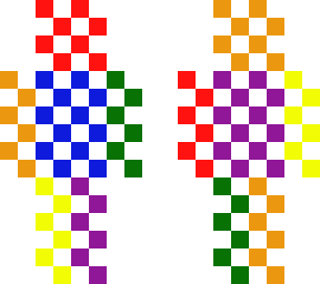 rainbow checkers