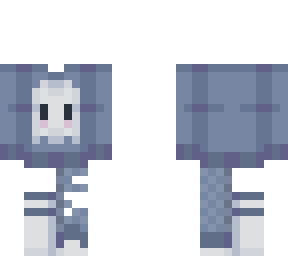 skintober pt. 5 --- spoopy pastel ghost --- base skin