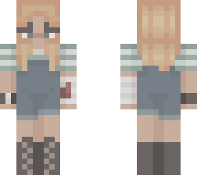 + wear clothes made of old socks + +skintober day 4 - corn maze +
