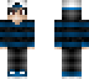 black blue white